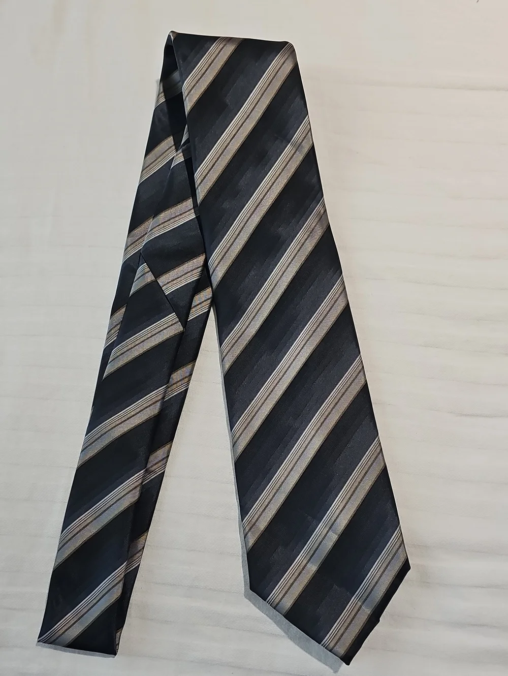 John Ashford Men's Striped Neck Tie